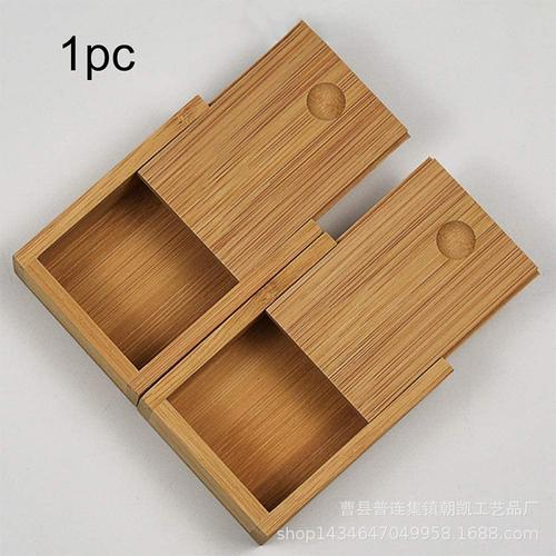 抽拉盖竹木盒 简约小饰品包装与首饰收纳的批发优选